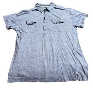 Casual Gray Button-Down Shirt for Men